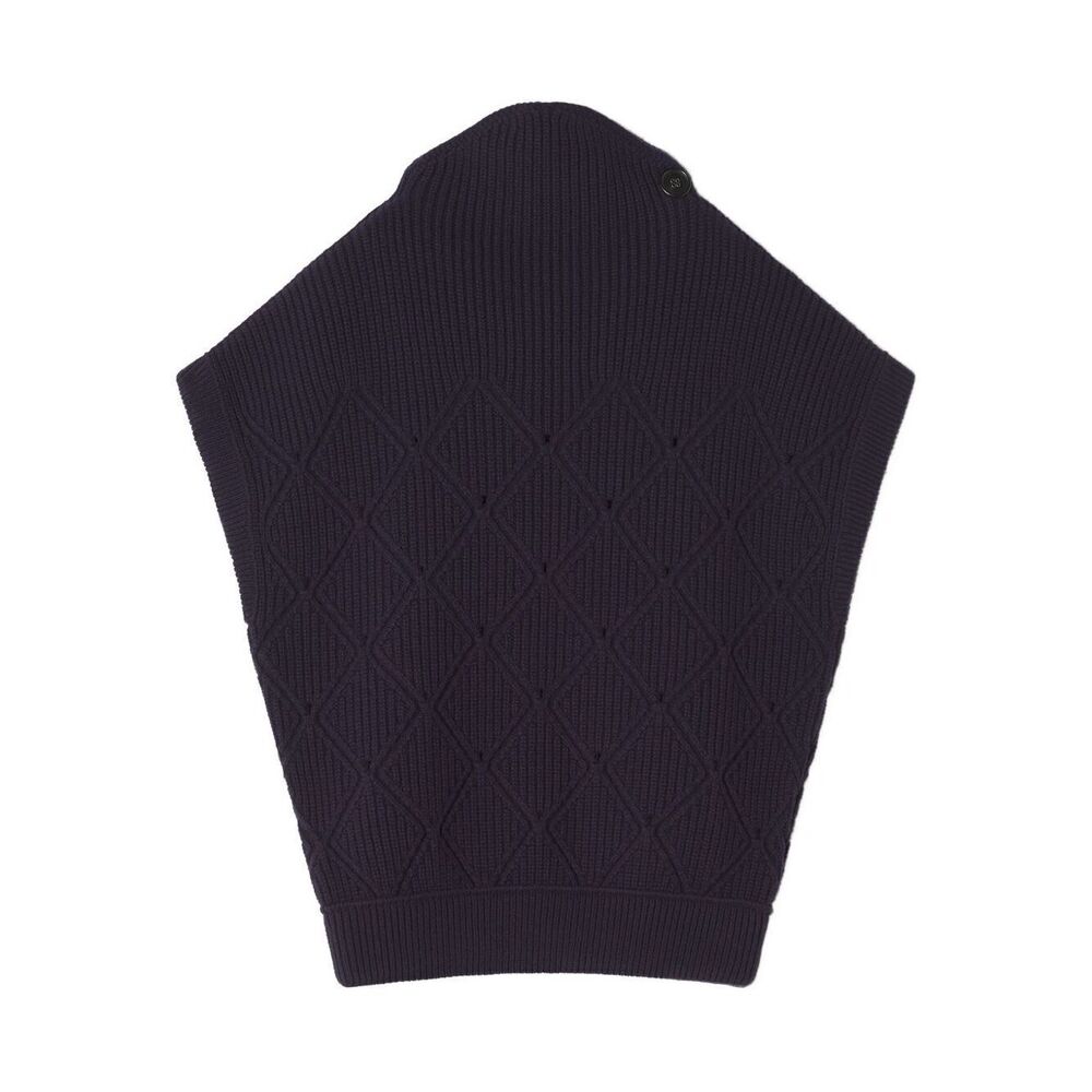 LANVIN High Neck Short Sleeve Sweater